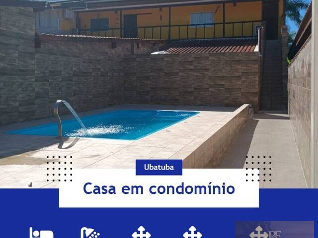 #PS103954 - Casa em condomínio para Venda em Ubatuba - SP
