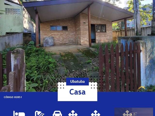 #CT82851 - Casa para Venda em Ubatuba - SP